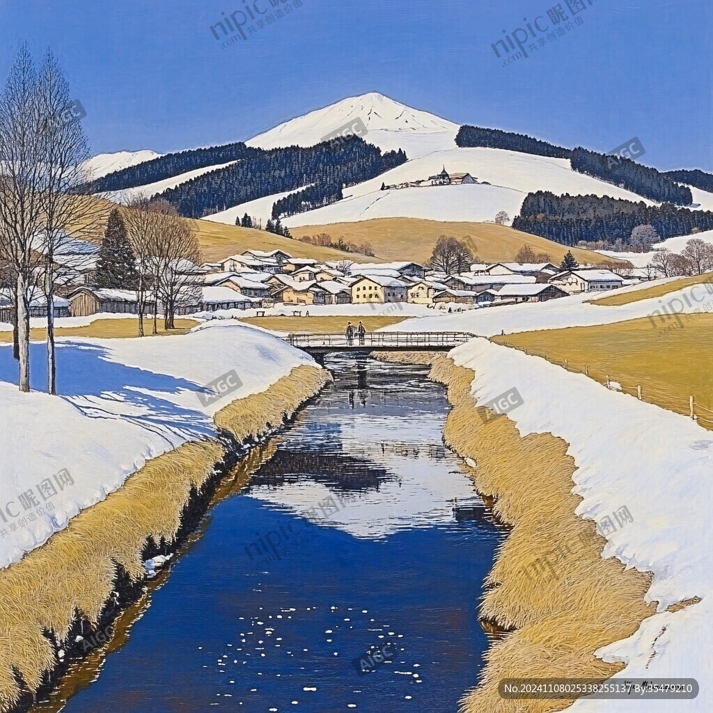 雪村油畫