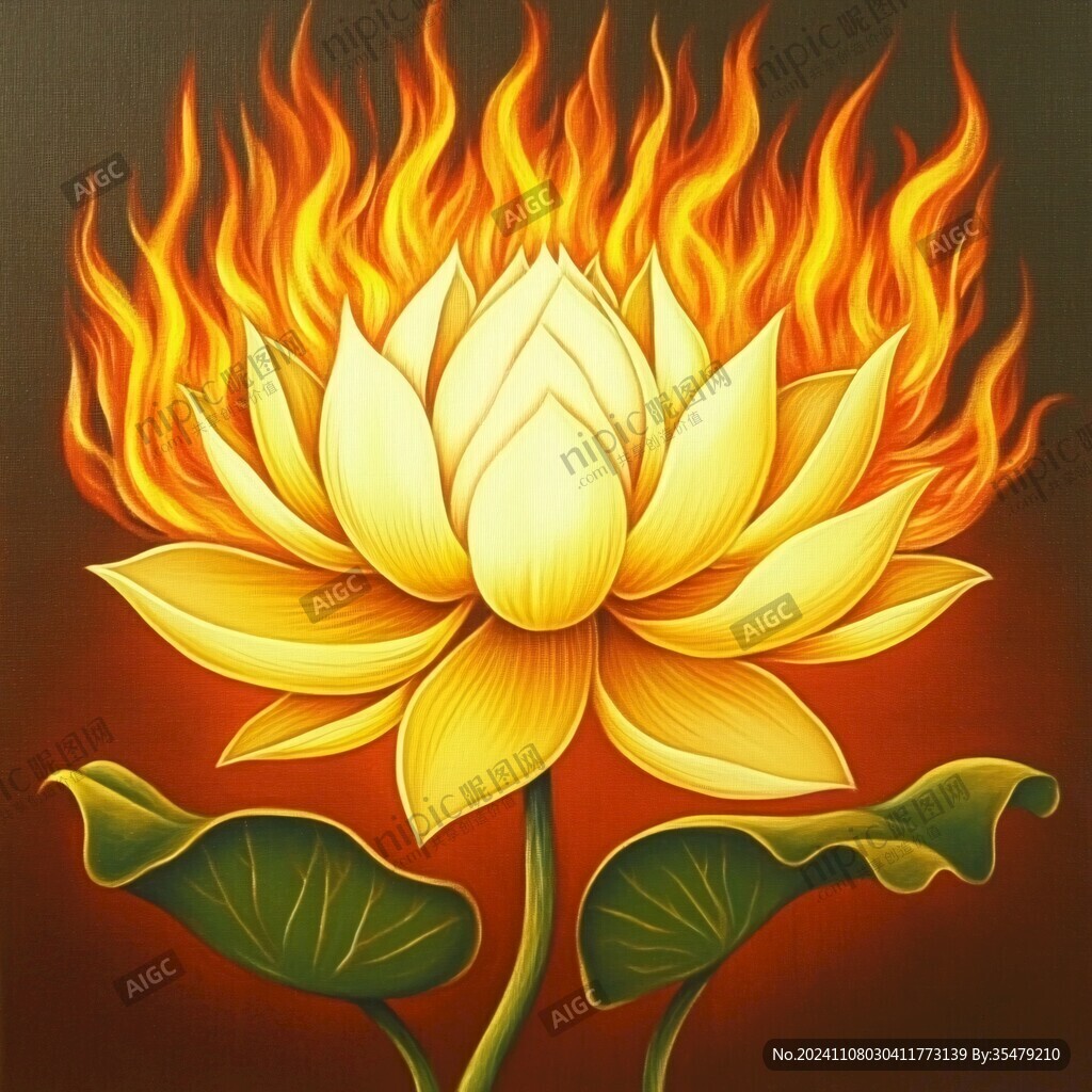 唯美火蓮花