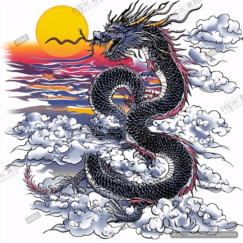 龍年國(guó)潮手繪