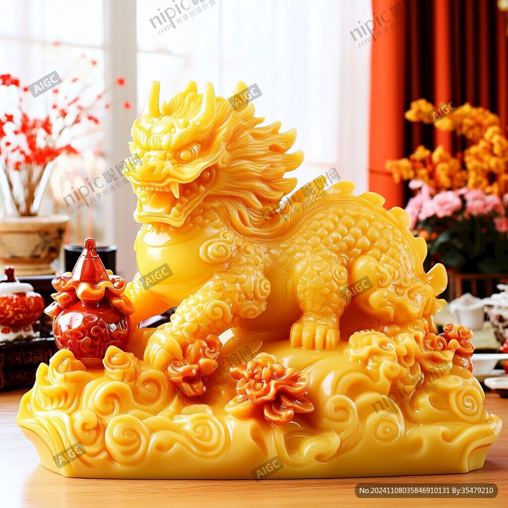 招財(cái)神獸擺件