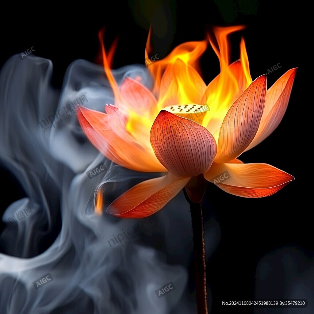 唯美火蓮花