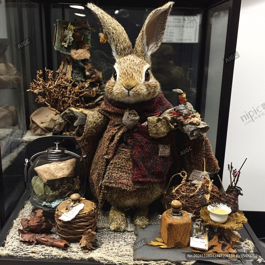 兔年櫥窗小品展示