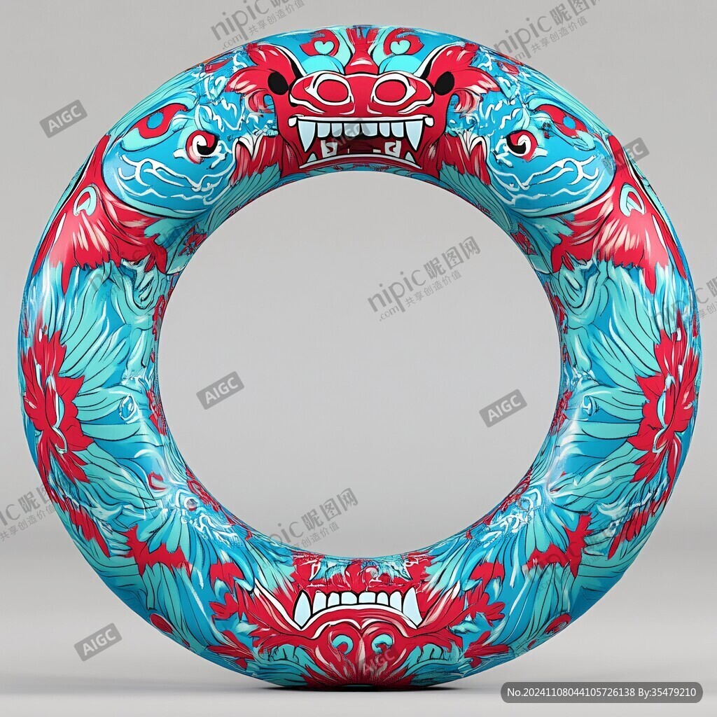 龍虎爭環(huán)造型
