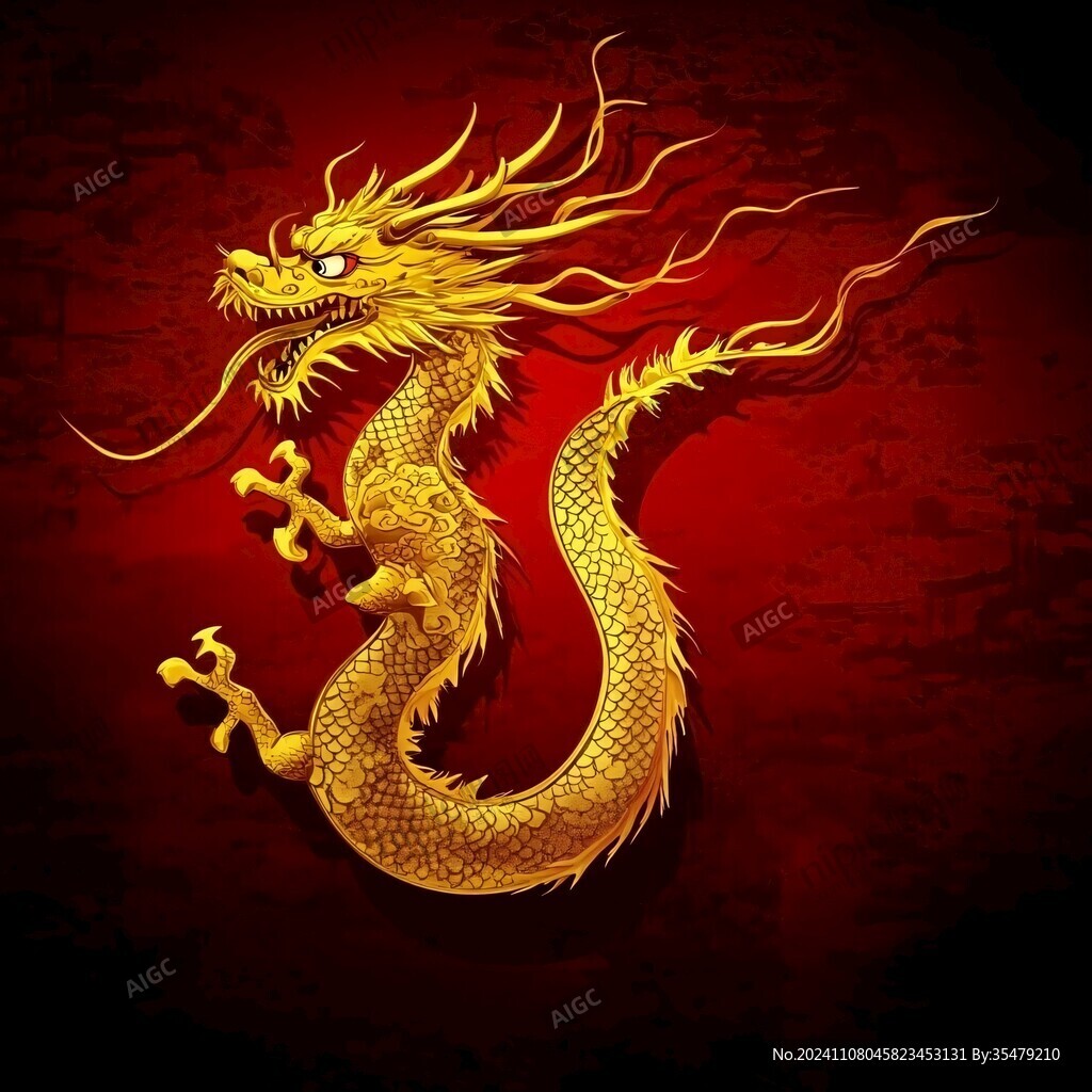 龍圖騰龍紋龍行天下