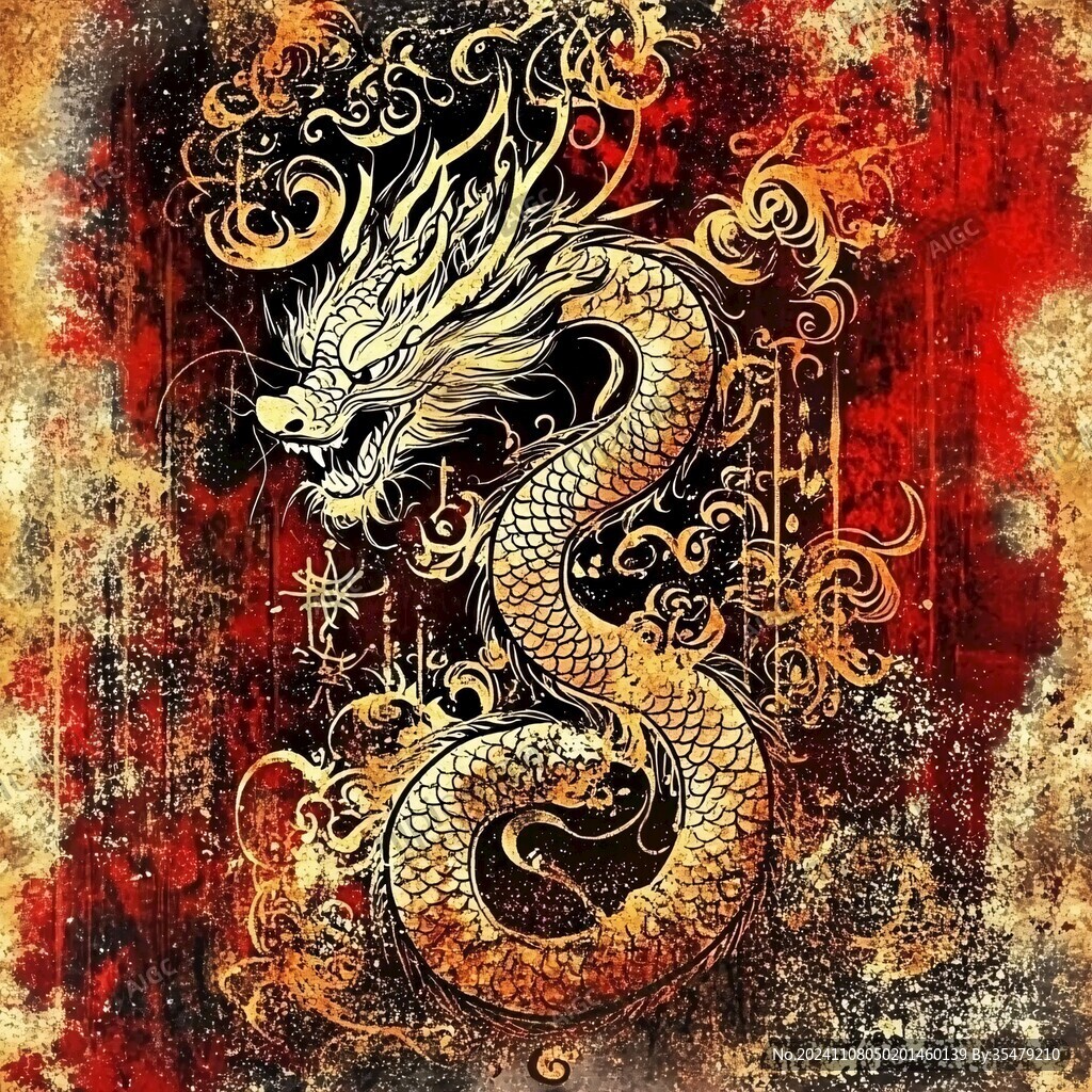 霸氣龍圖案