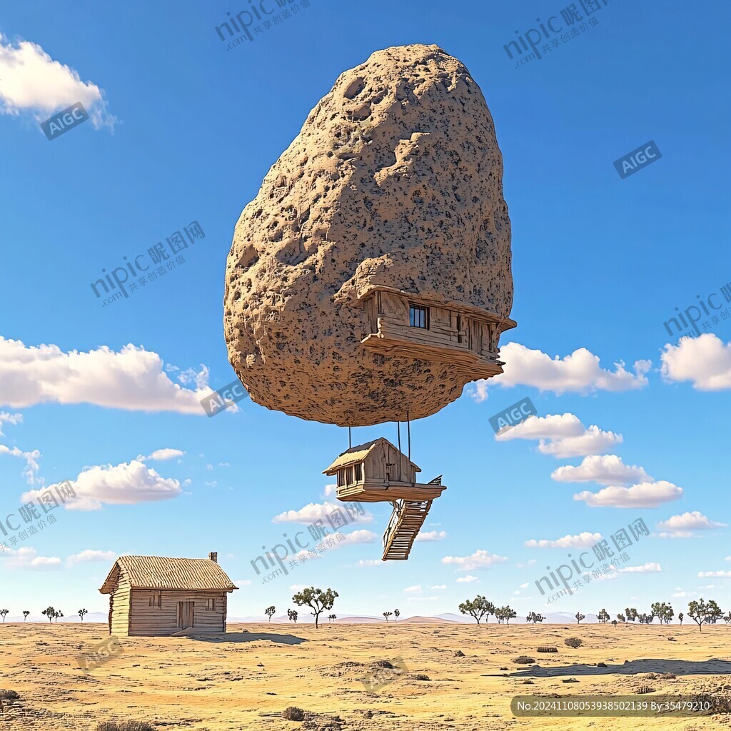倒立的房屋