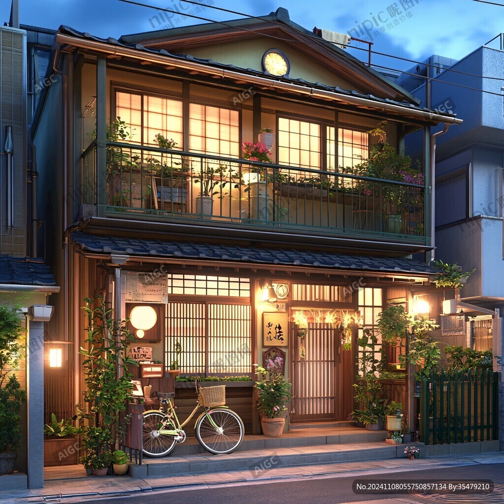 素材日式居