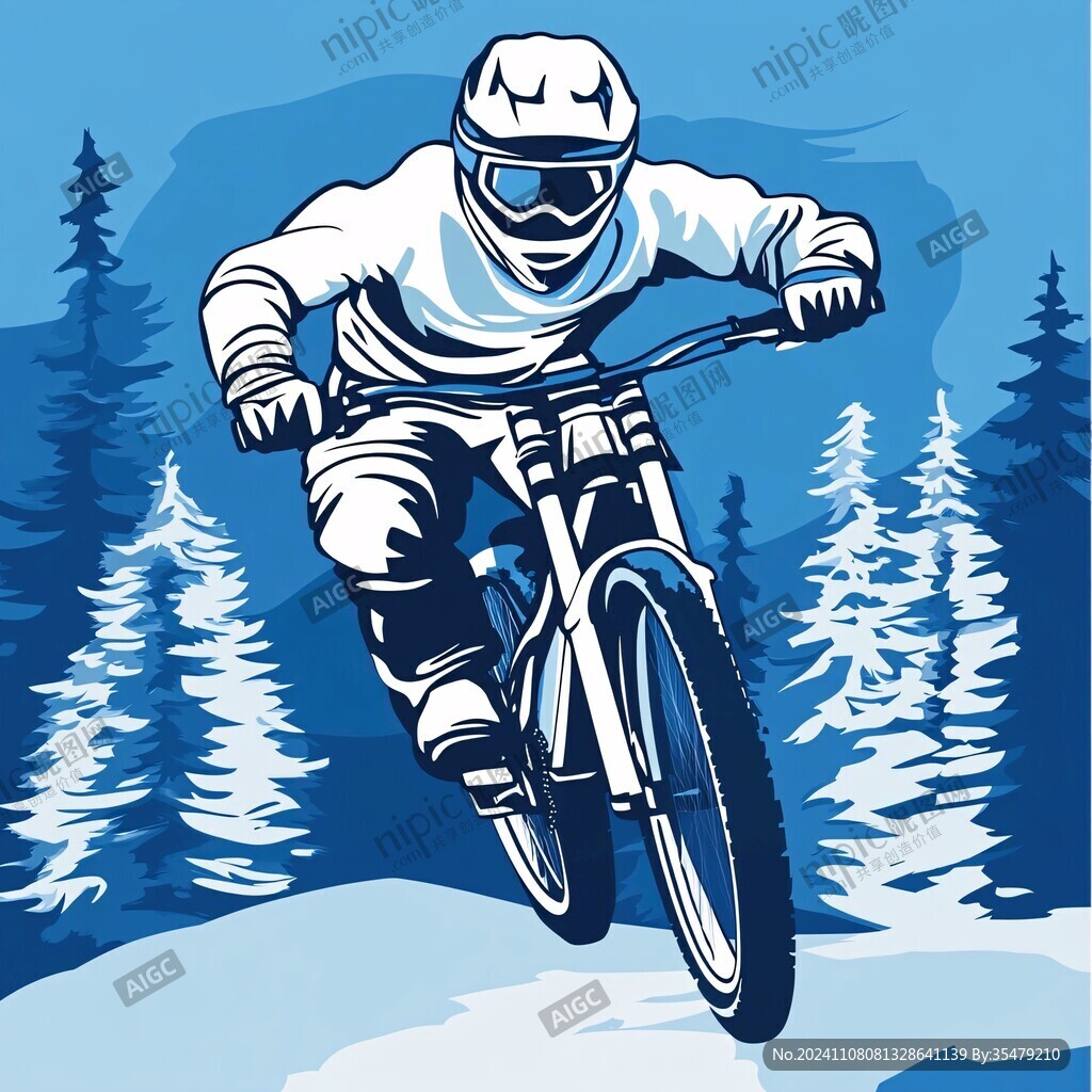 騎車運動手繪