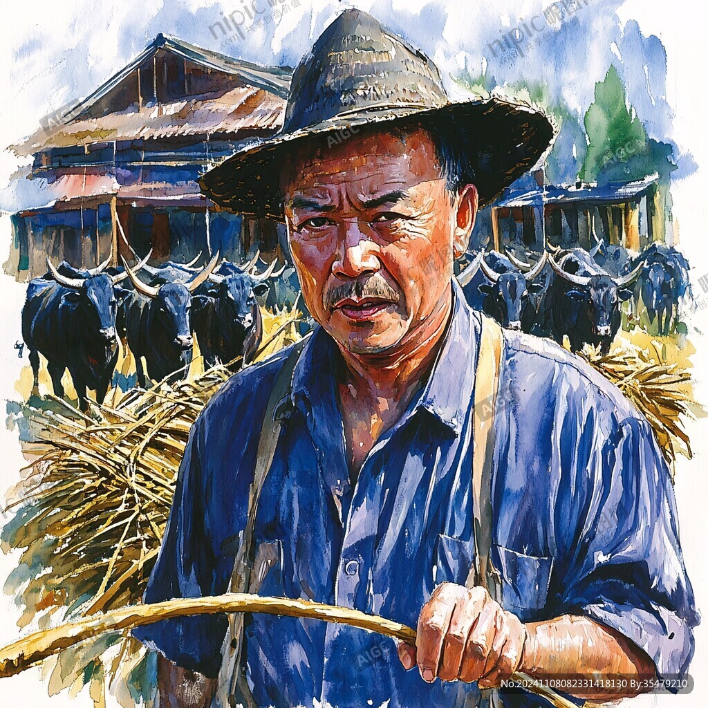 農人插畫