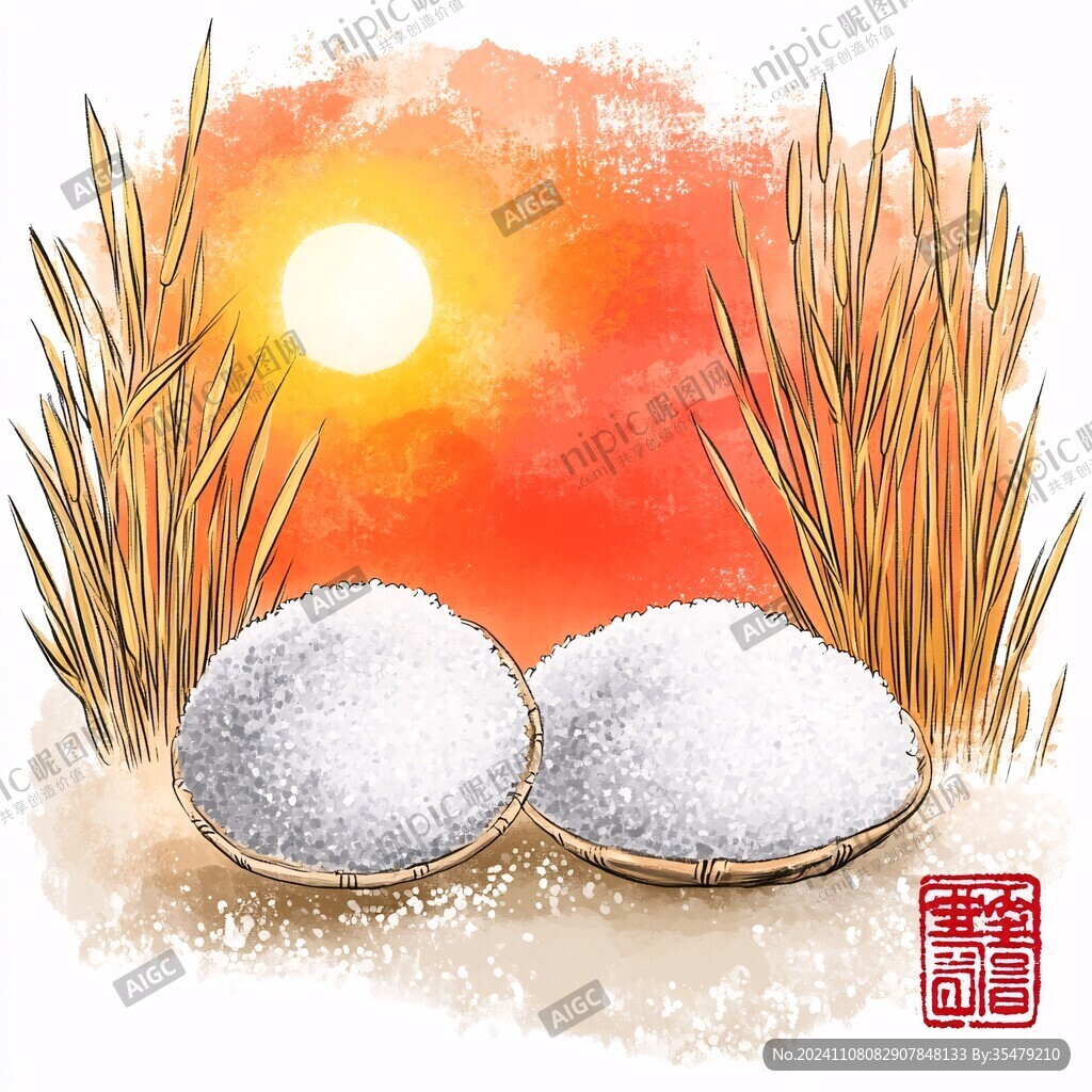 東北大米插畫