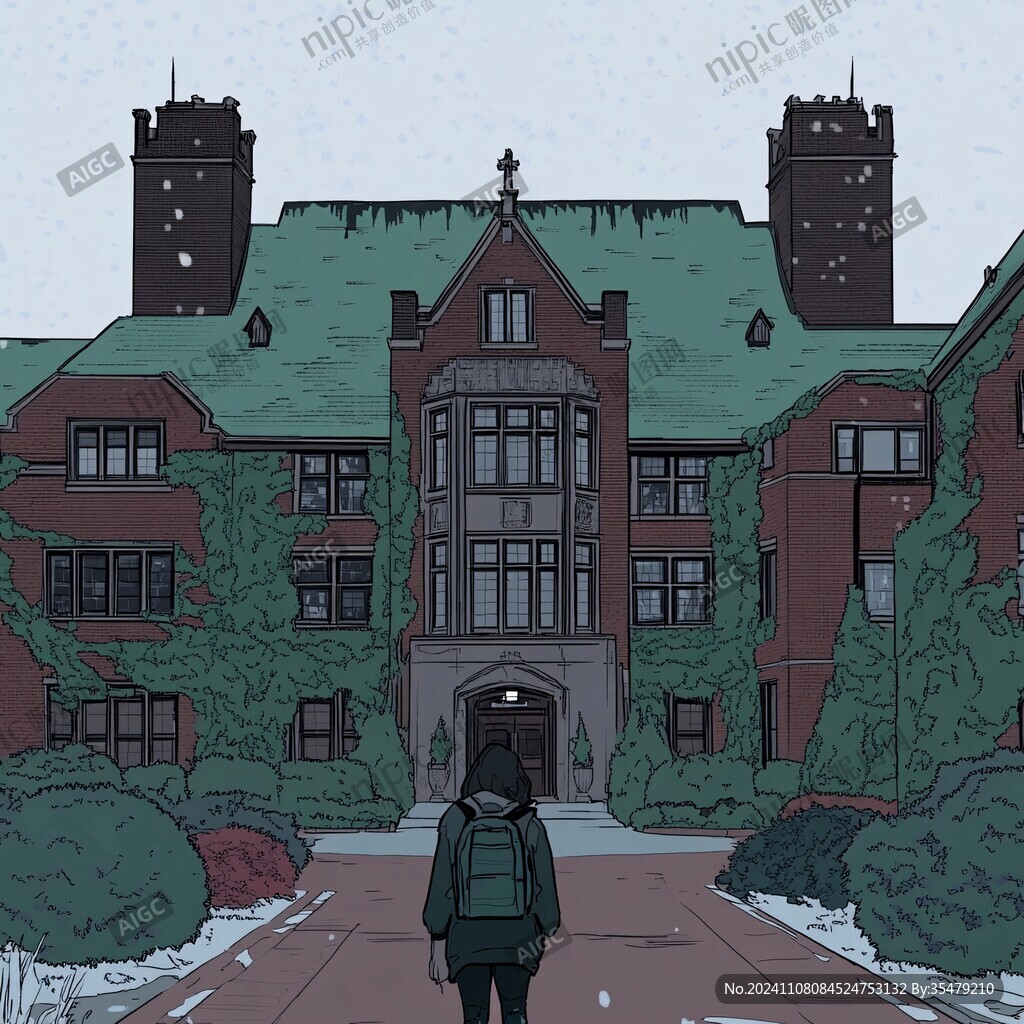 普林斯頓大學旅游插畫