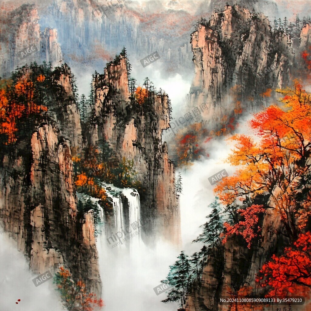 國畫彩林
