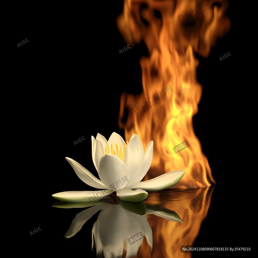 唯美火蓮花