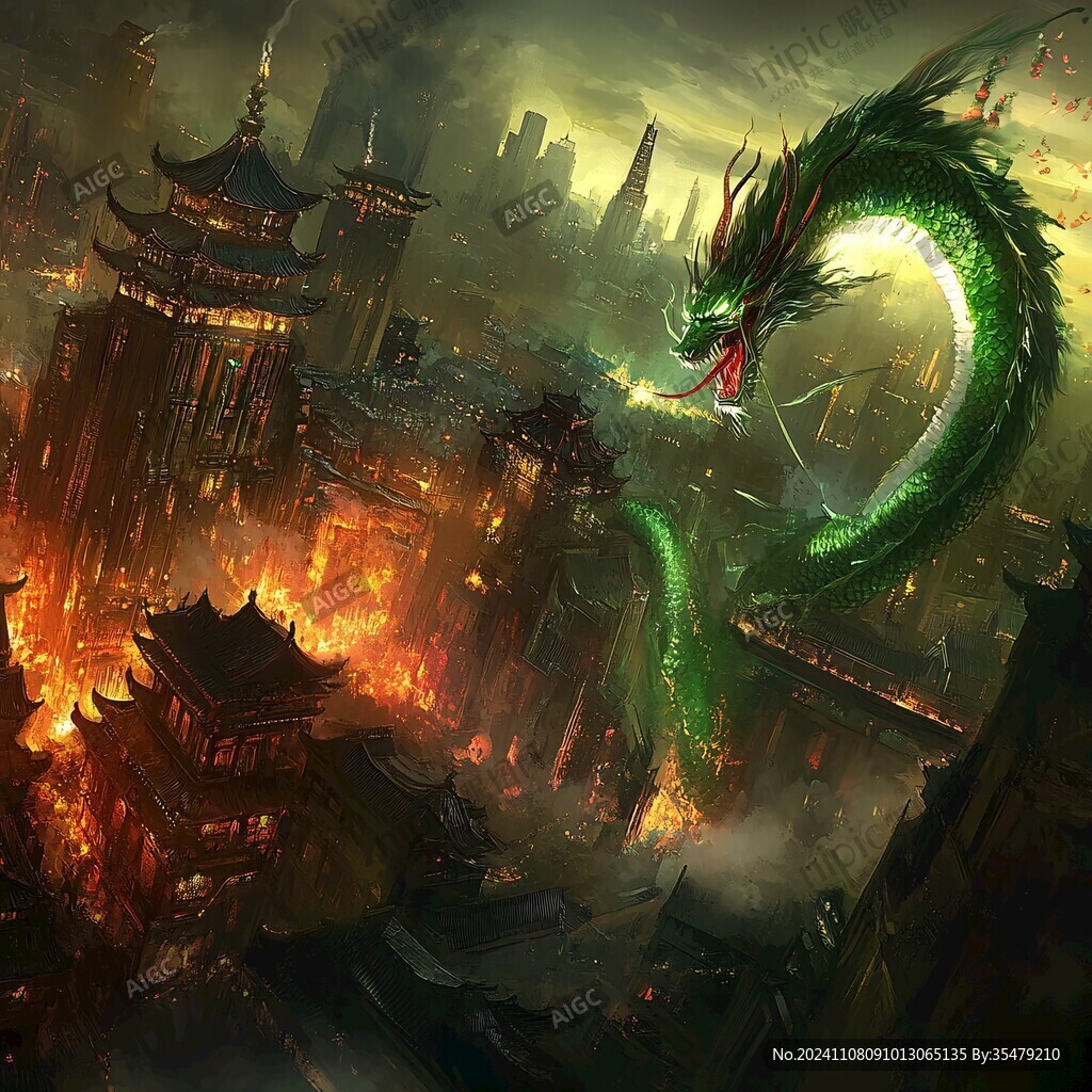 國潮風青龍