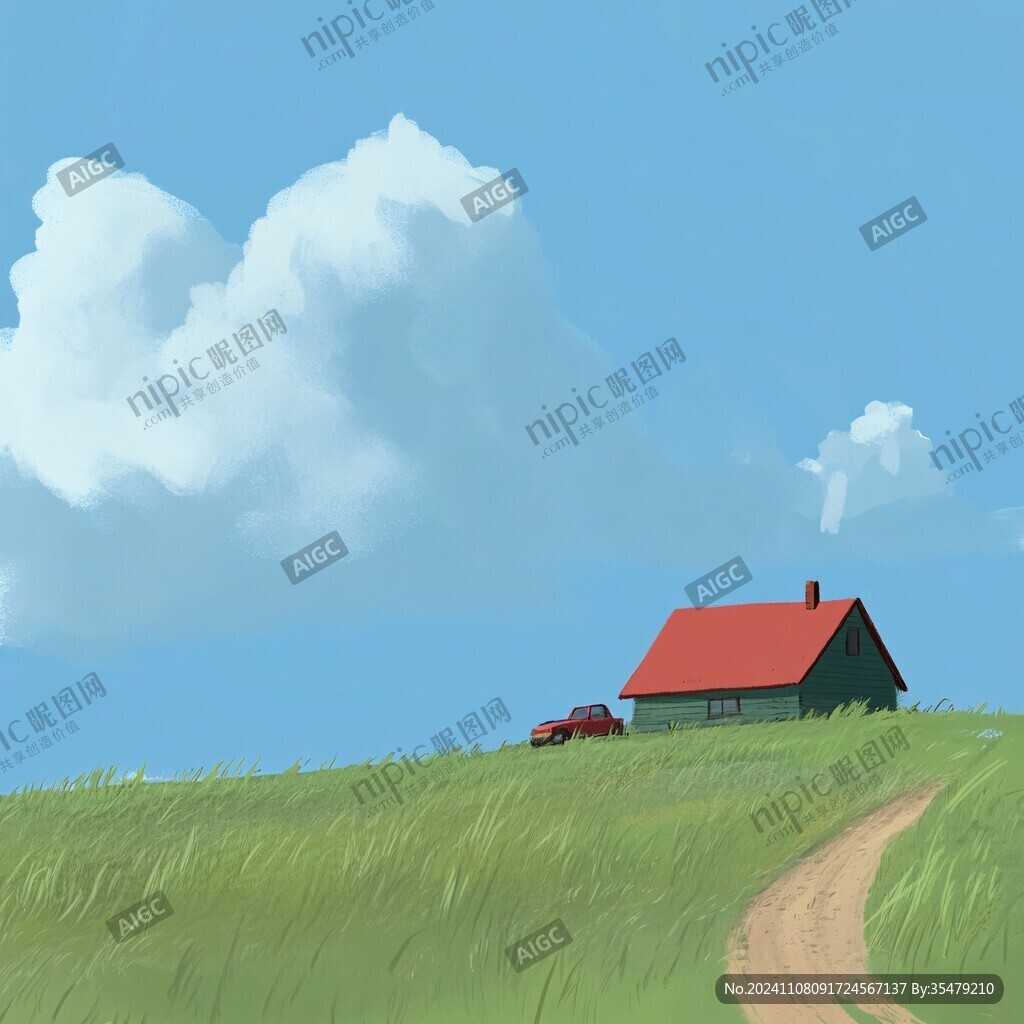 風景厚涂