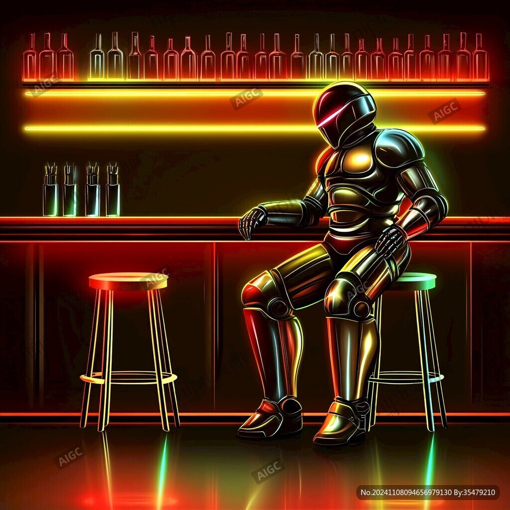 酒吧插畫
