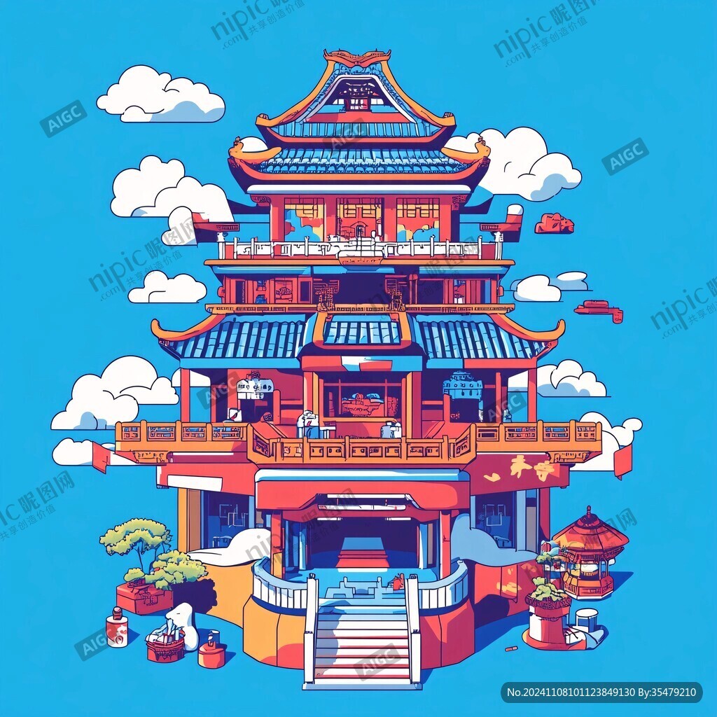 崇安閣插畫