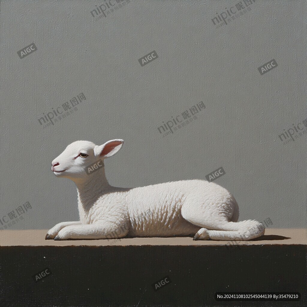 綿羊陶塑