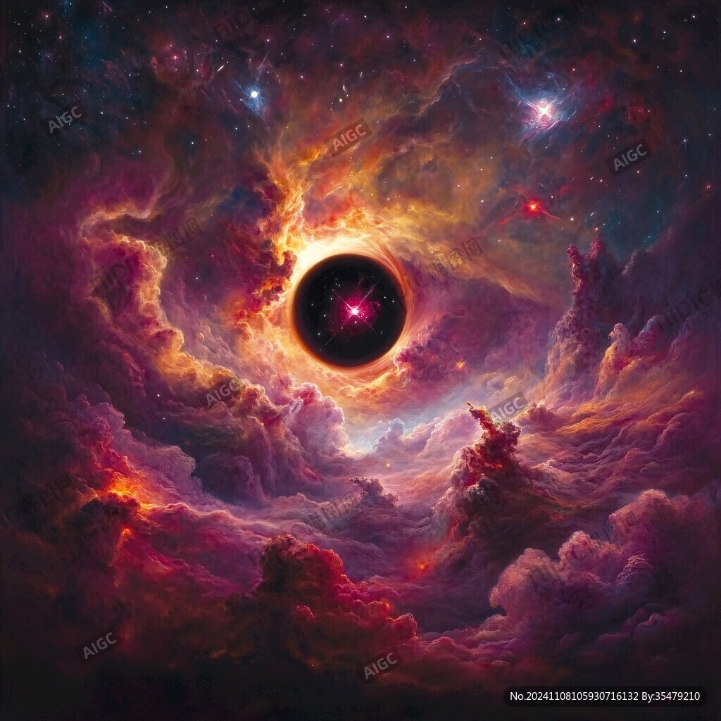 炫酷星空畫