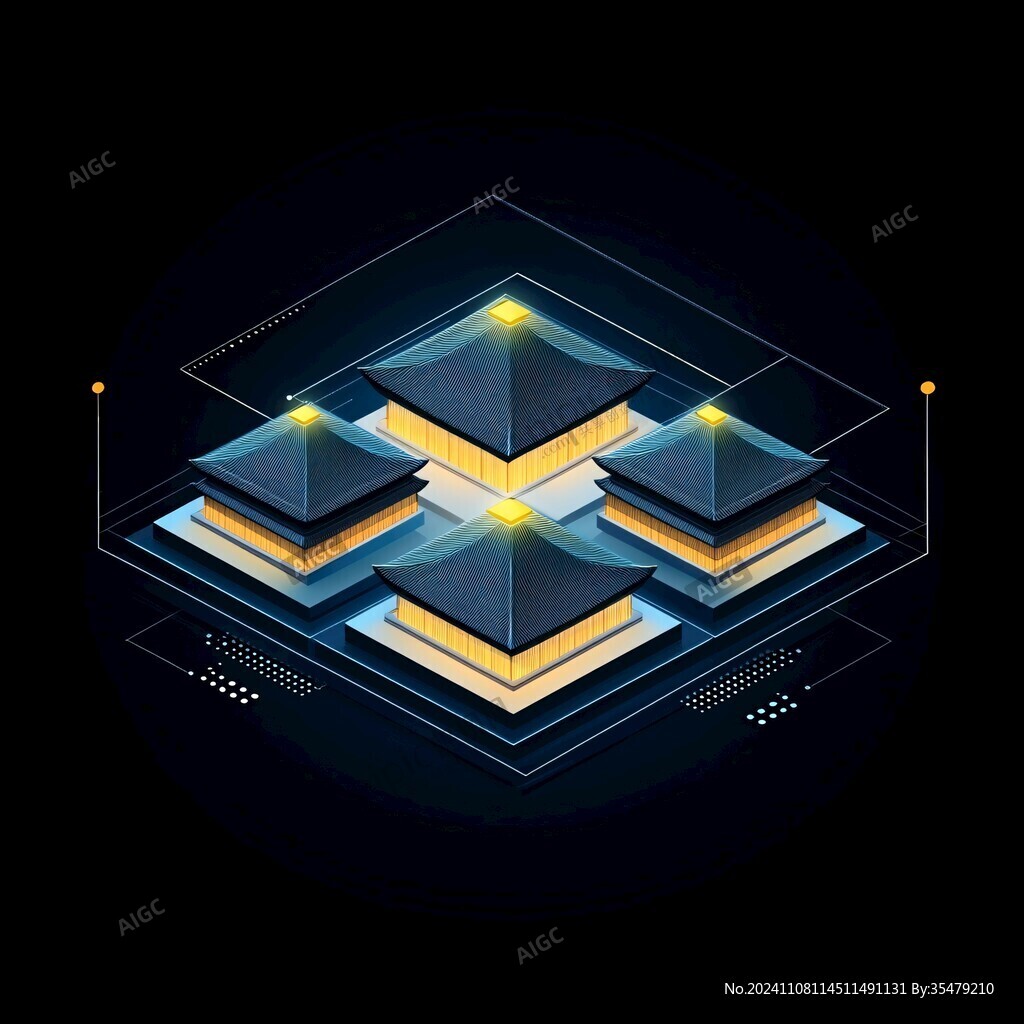科技藍金綠金高端質(zhì)感