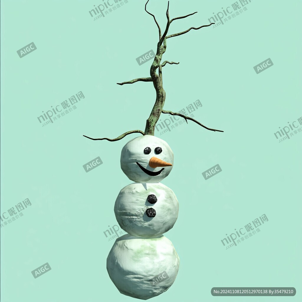 雪人素材下載