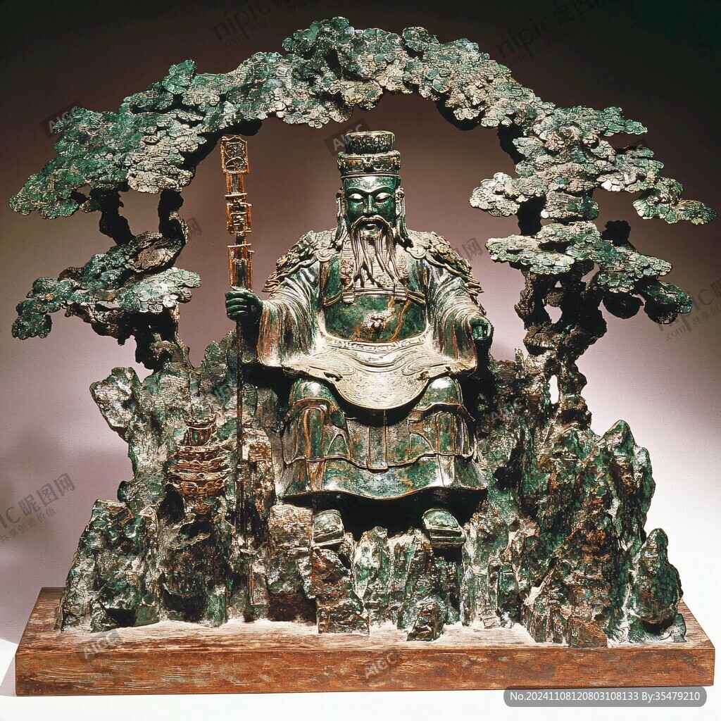 脫胎漆塑坐像