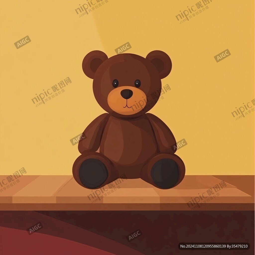 棕色小熊卡通形象