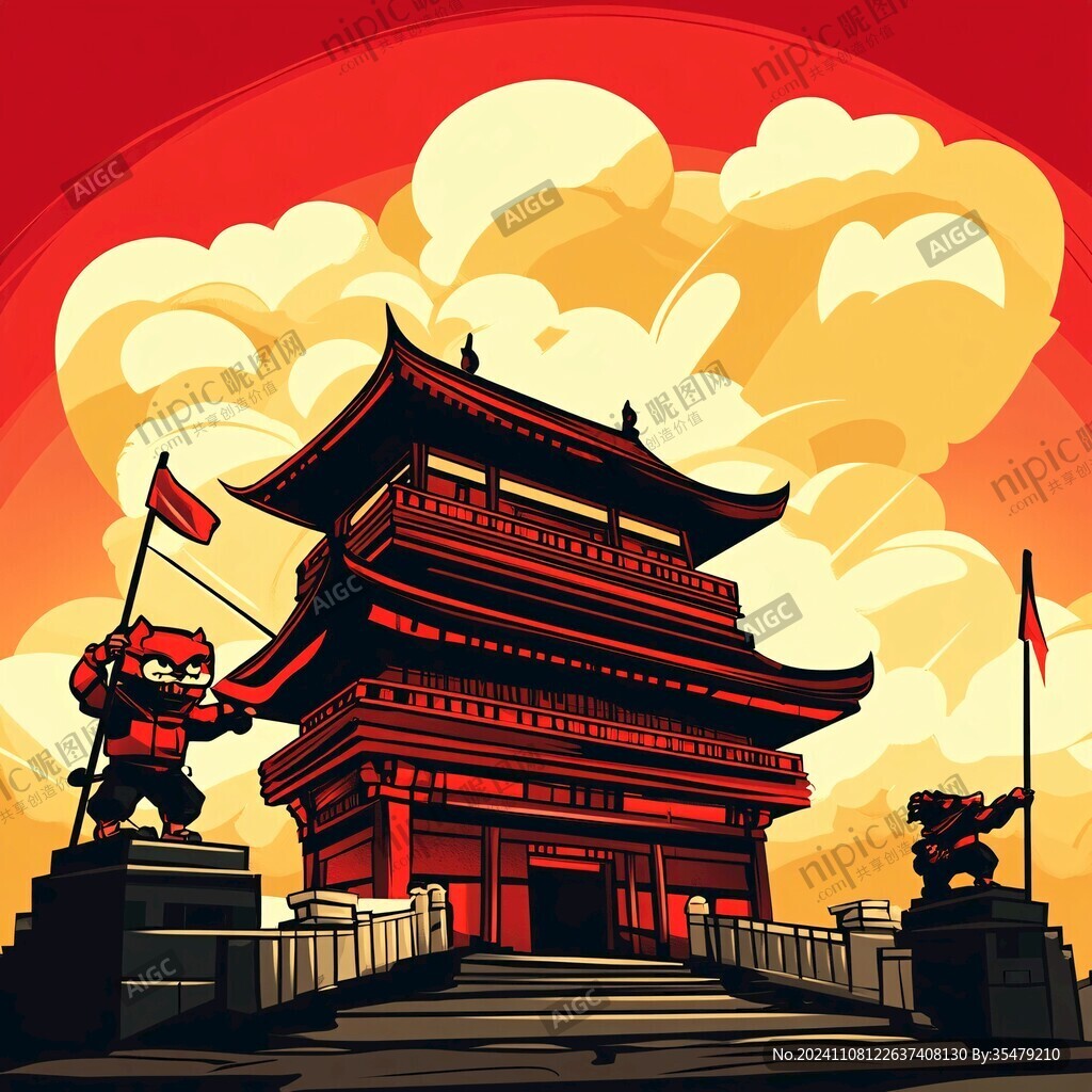 廣濟門地標插畫