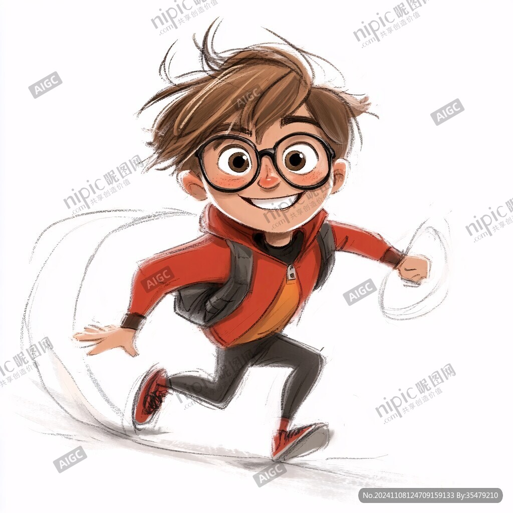 q版奔跑人物