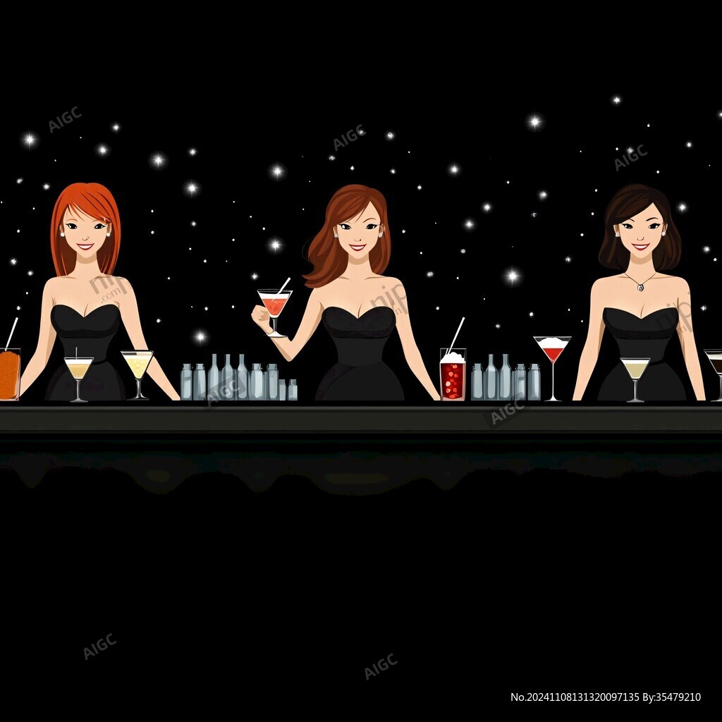 酒吧里的女生