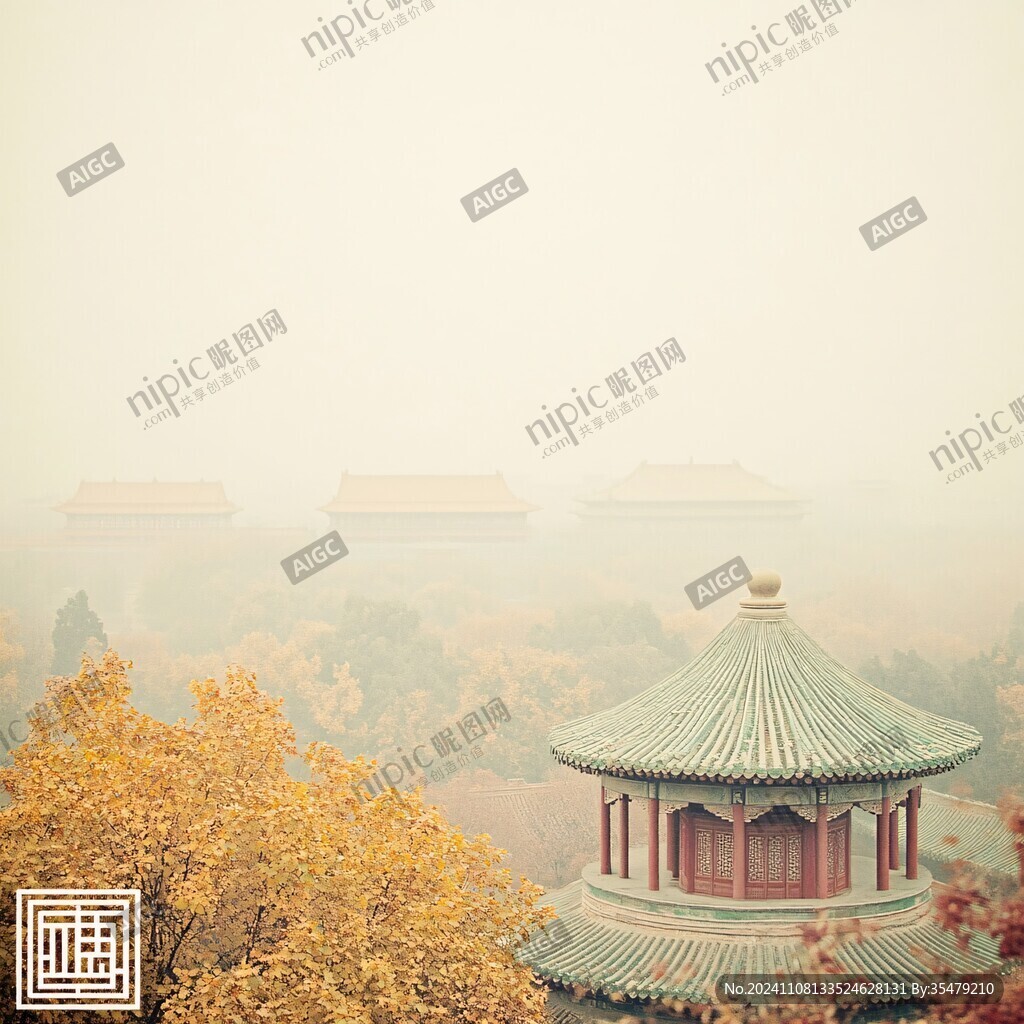 景山秋景
