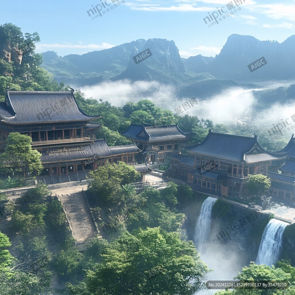 寺院效果圖