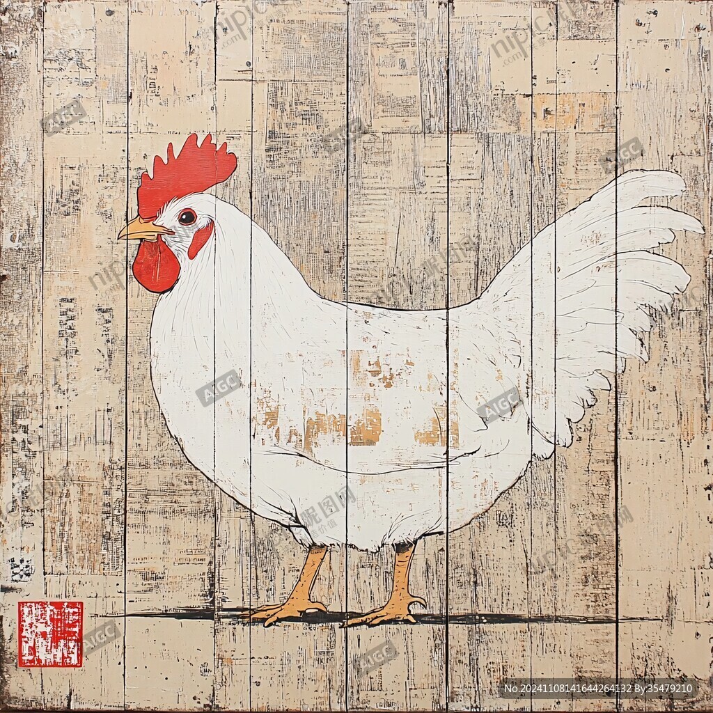 雞煲壁畫