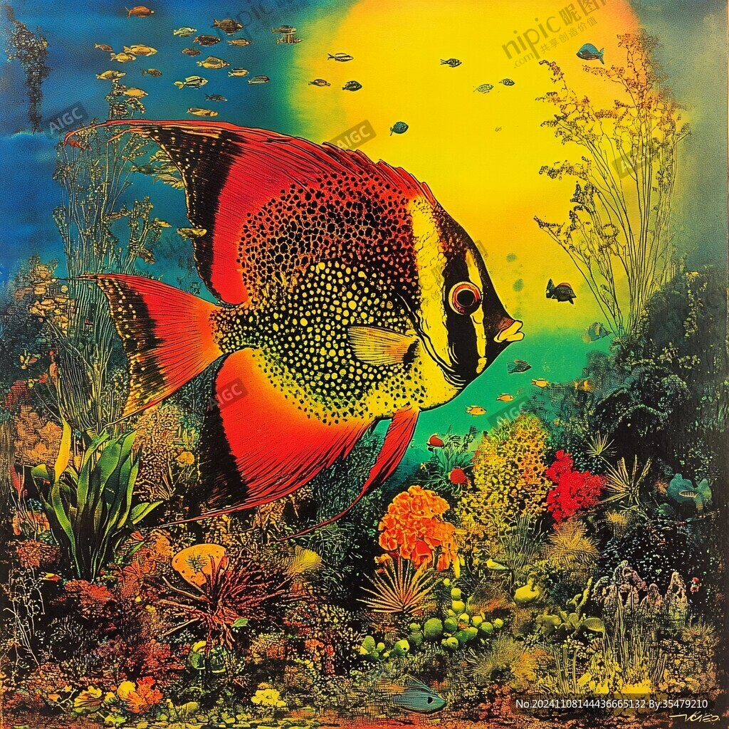 海底世界立體畫