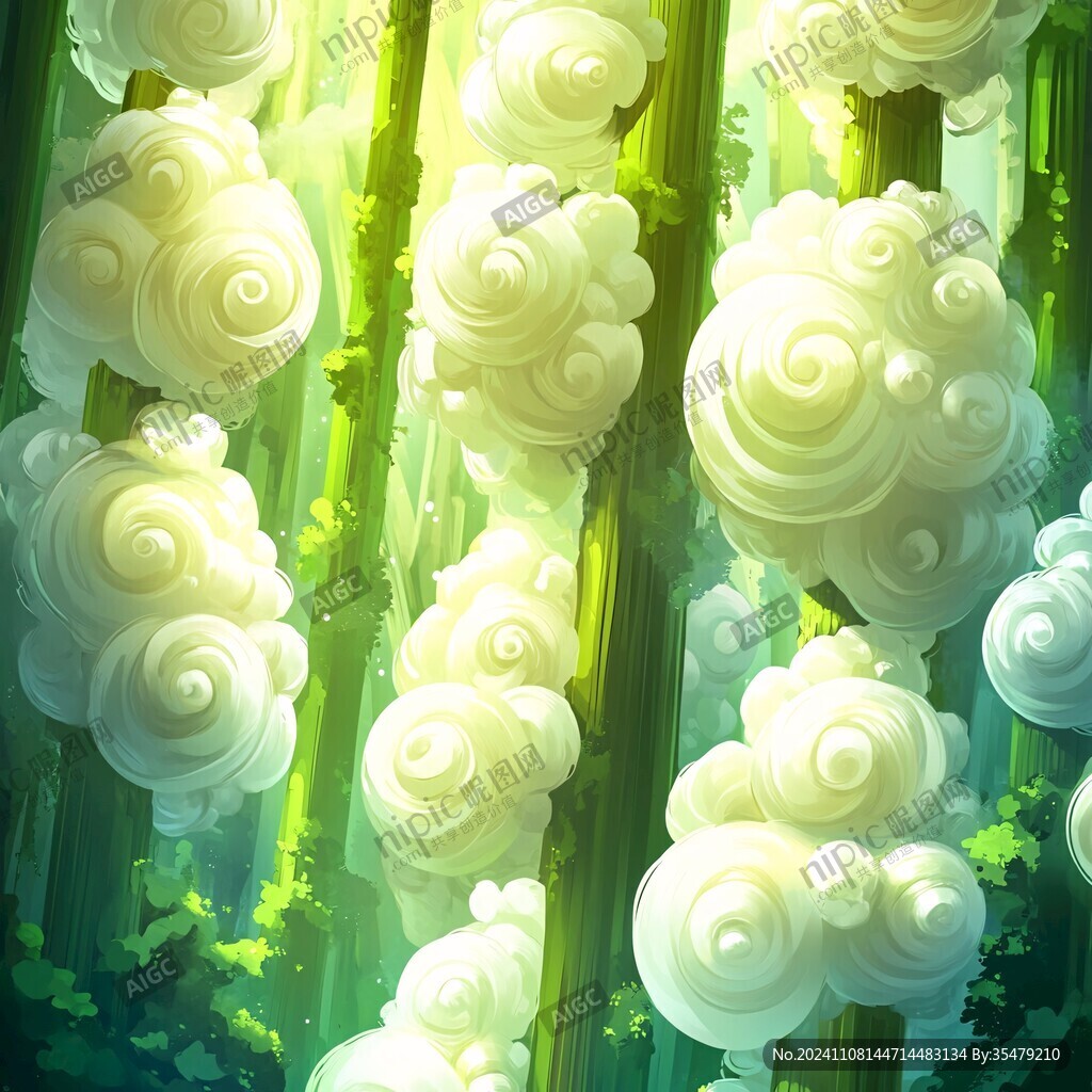 夢幻森林插畫