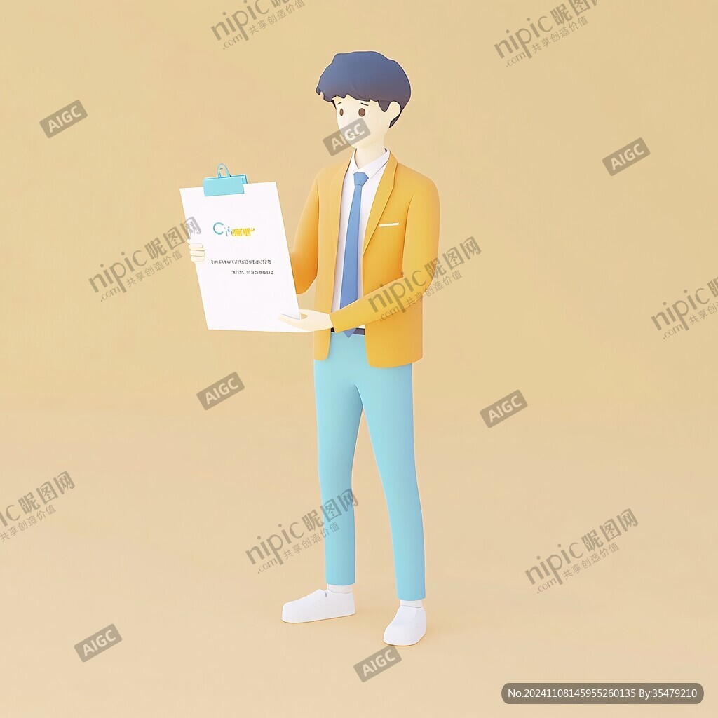 簡約人物插畫
