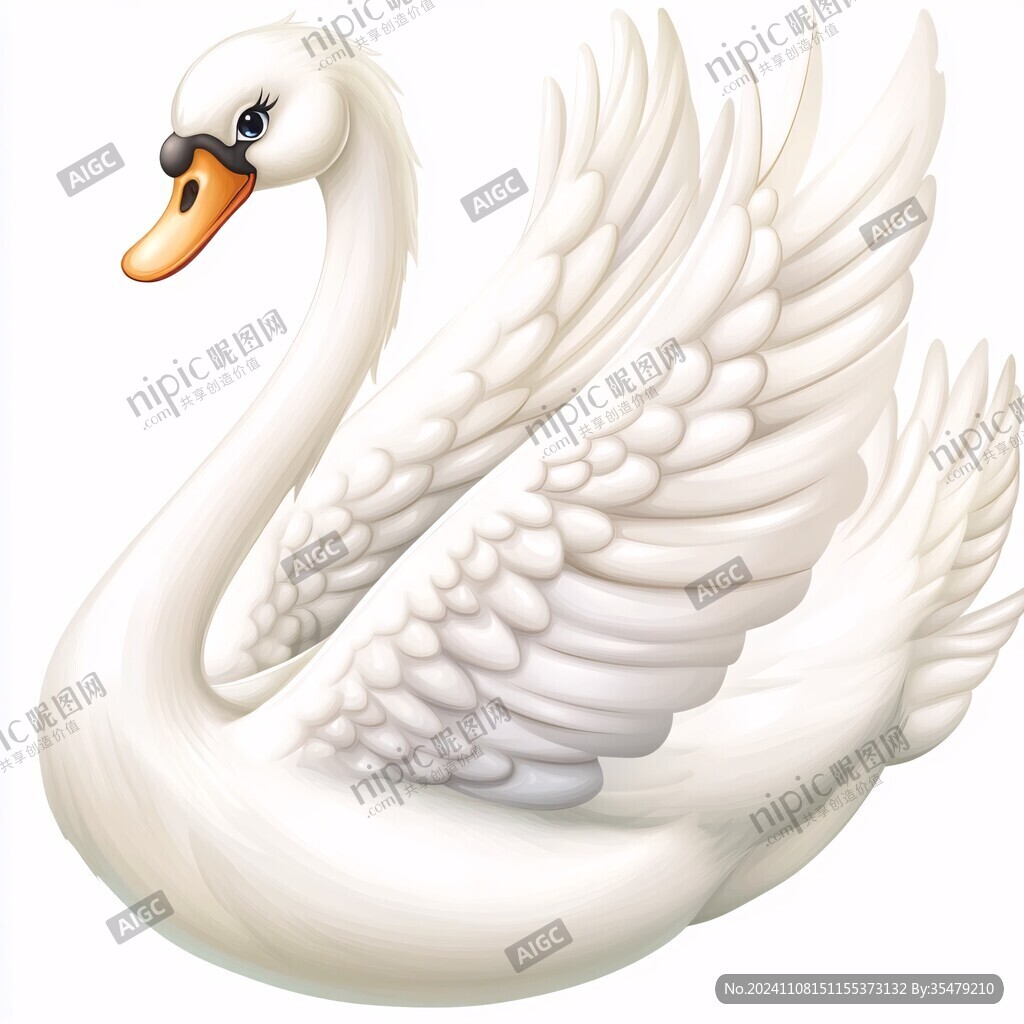 大白鵝插畫