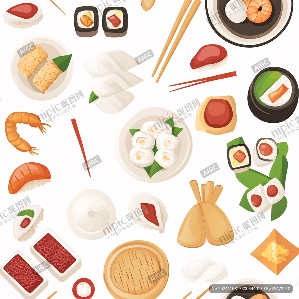 日式料理卡通