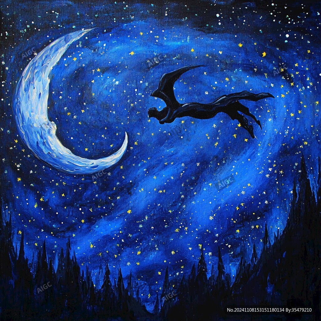 星月河幻想插畫