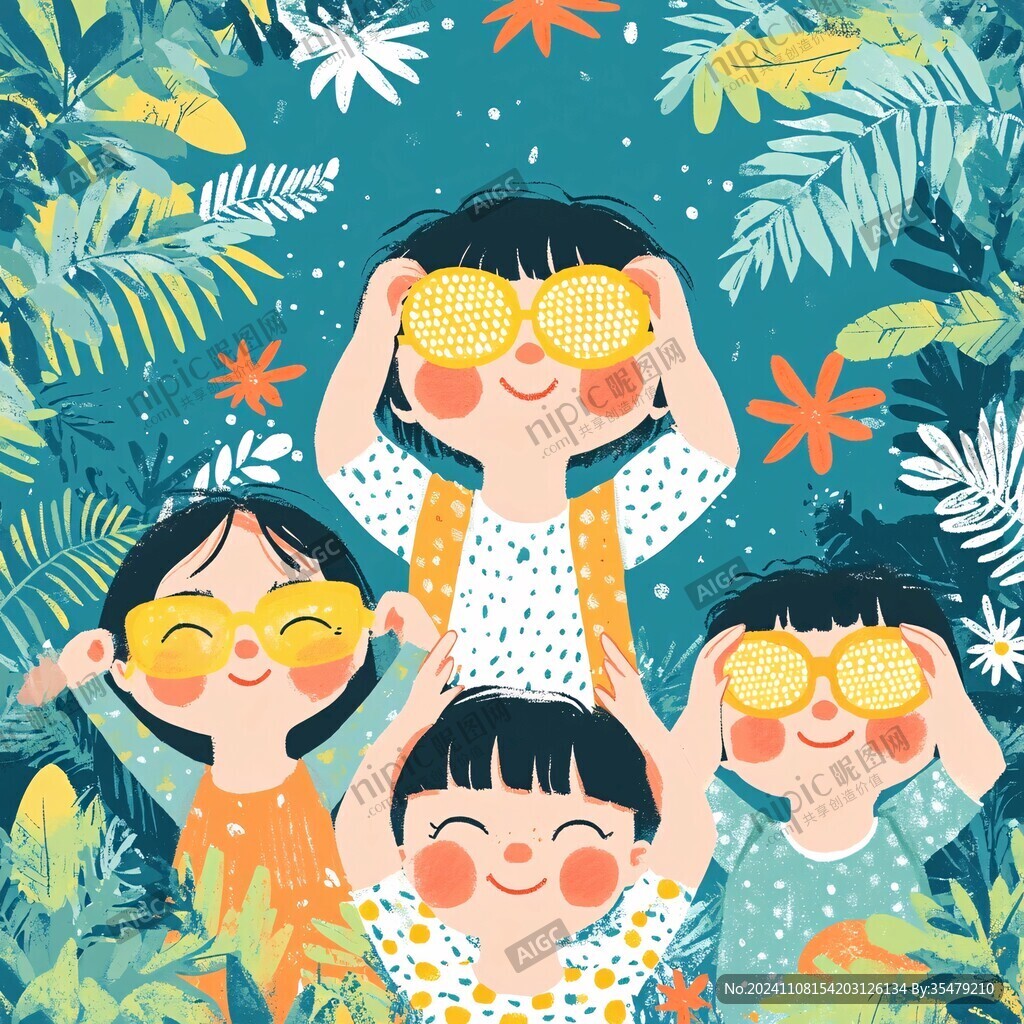 全國愛眼日插畫