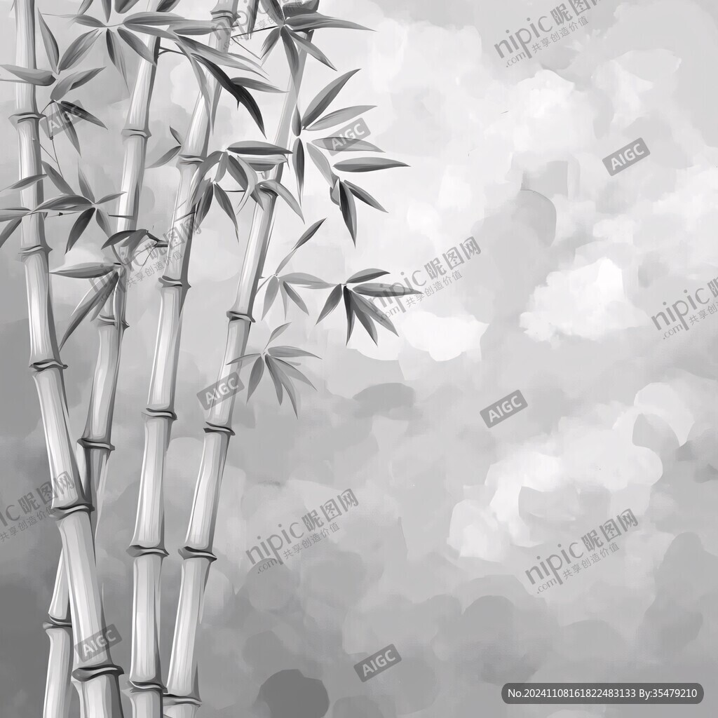 墨竹背景
