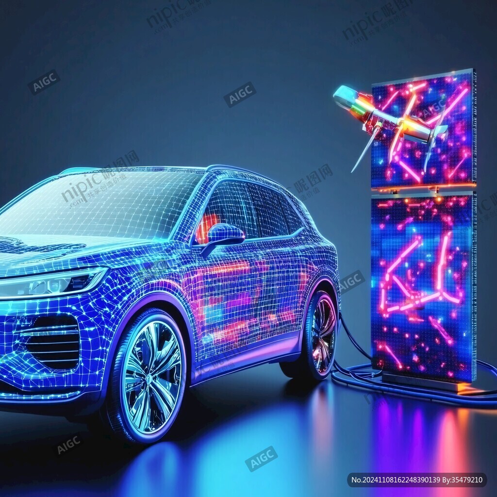 智能電動汽車主視覺