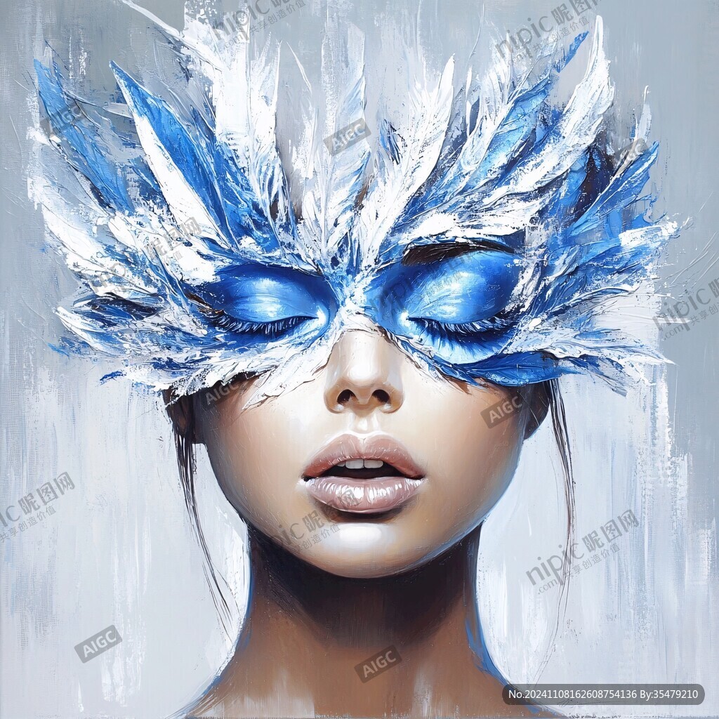藍色酷炫時尚