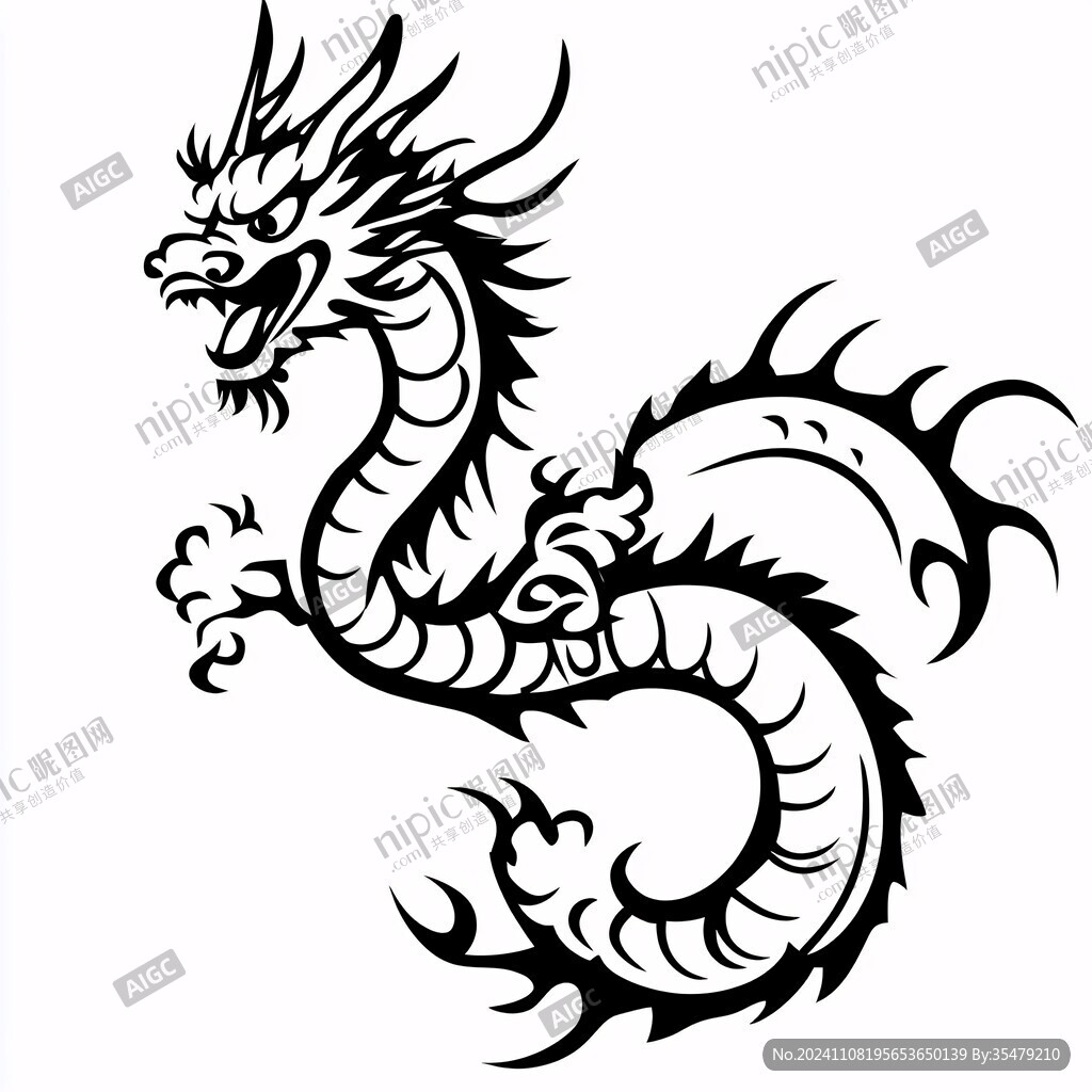 霸氣龍圖案