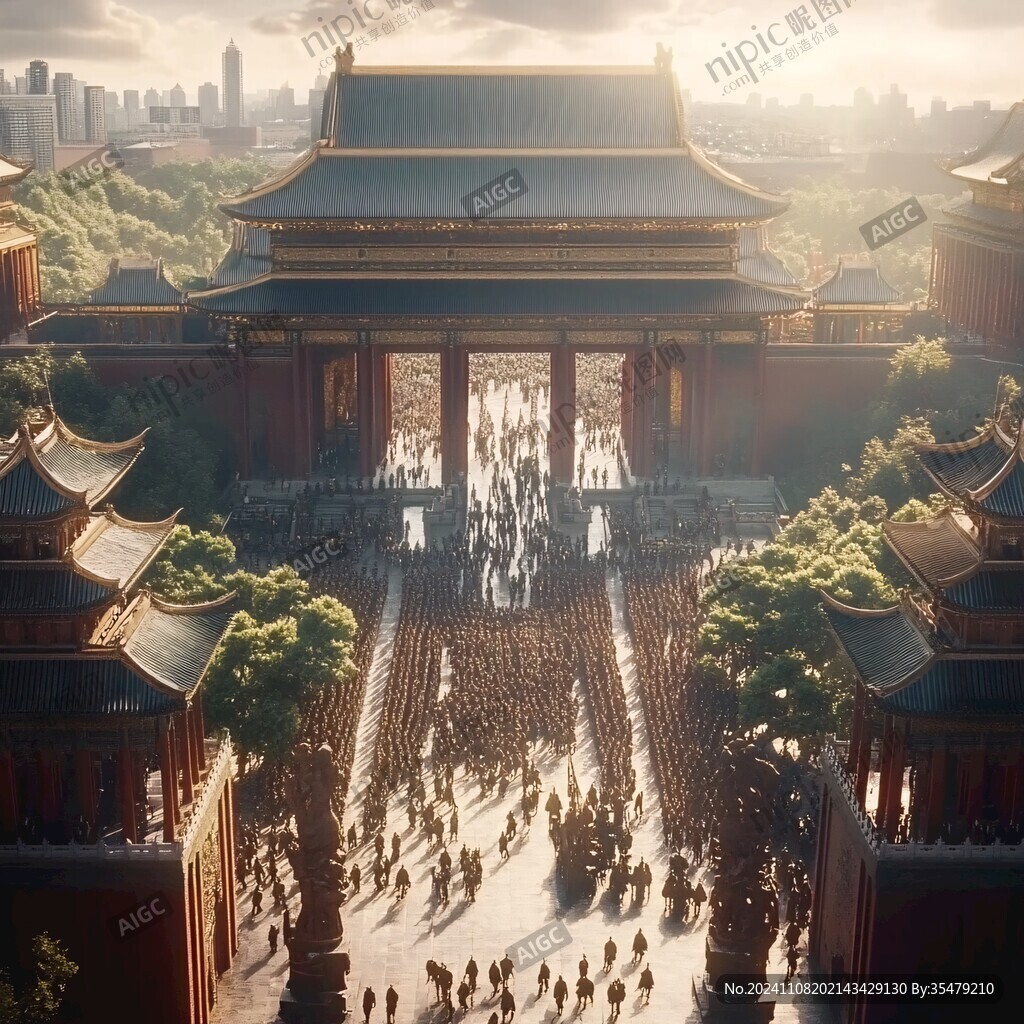 文武百官上朝場景