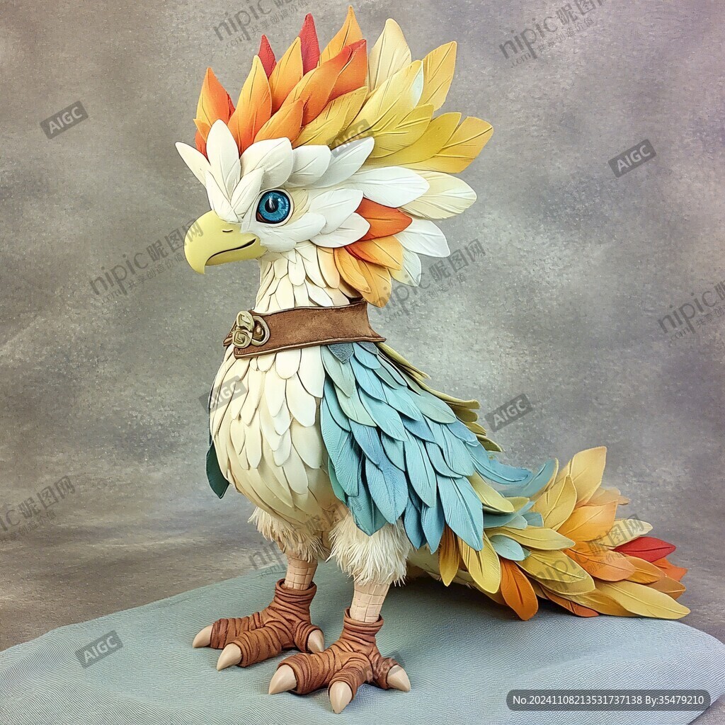 立體質感鳳凰