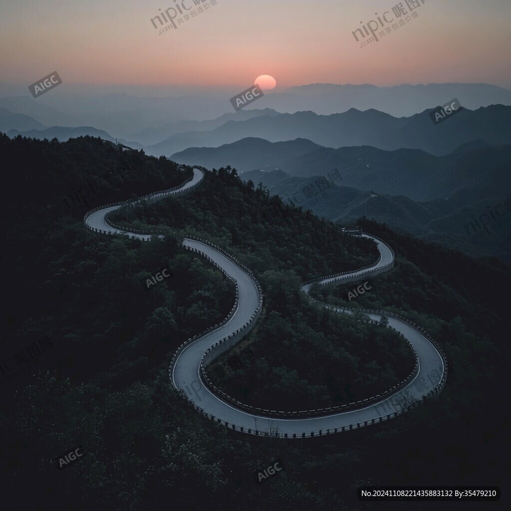 彎路彎道蜿蜒上坡