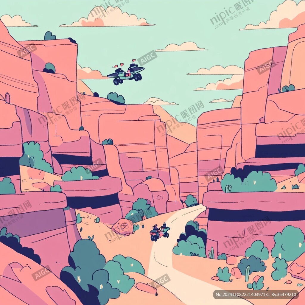 西部地區(qū)插畫