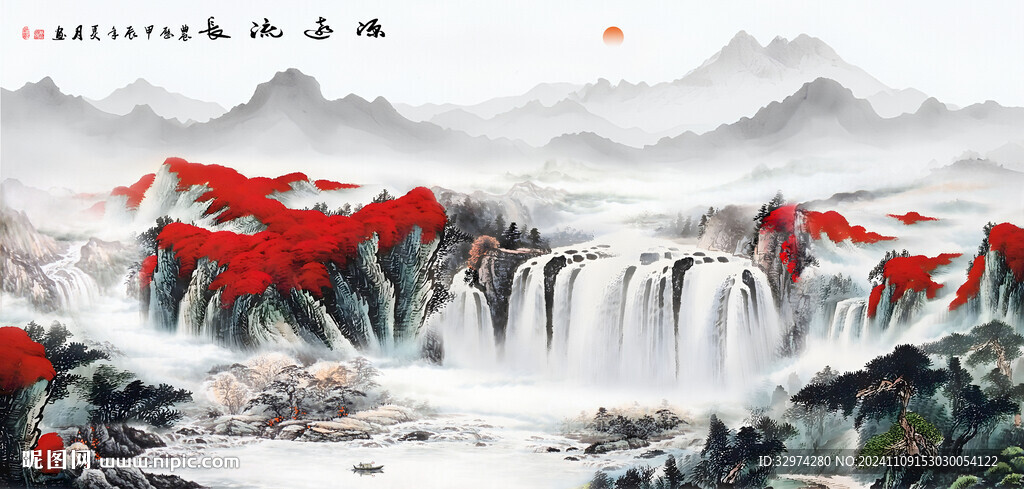意境水墨風景