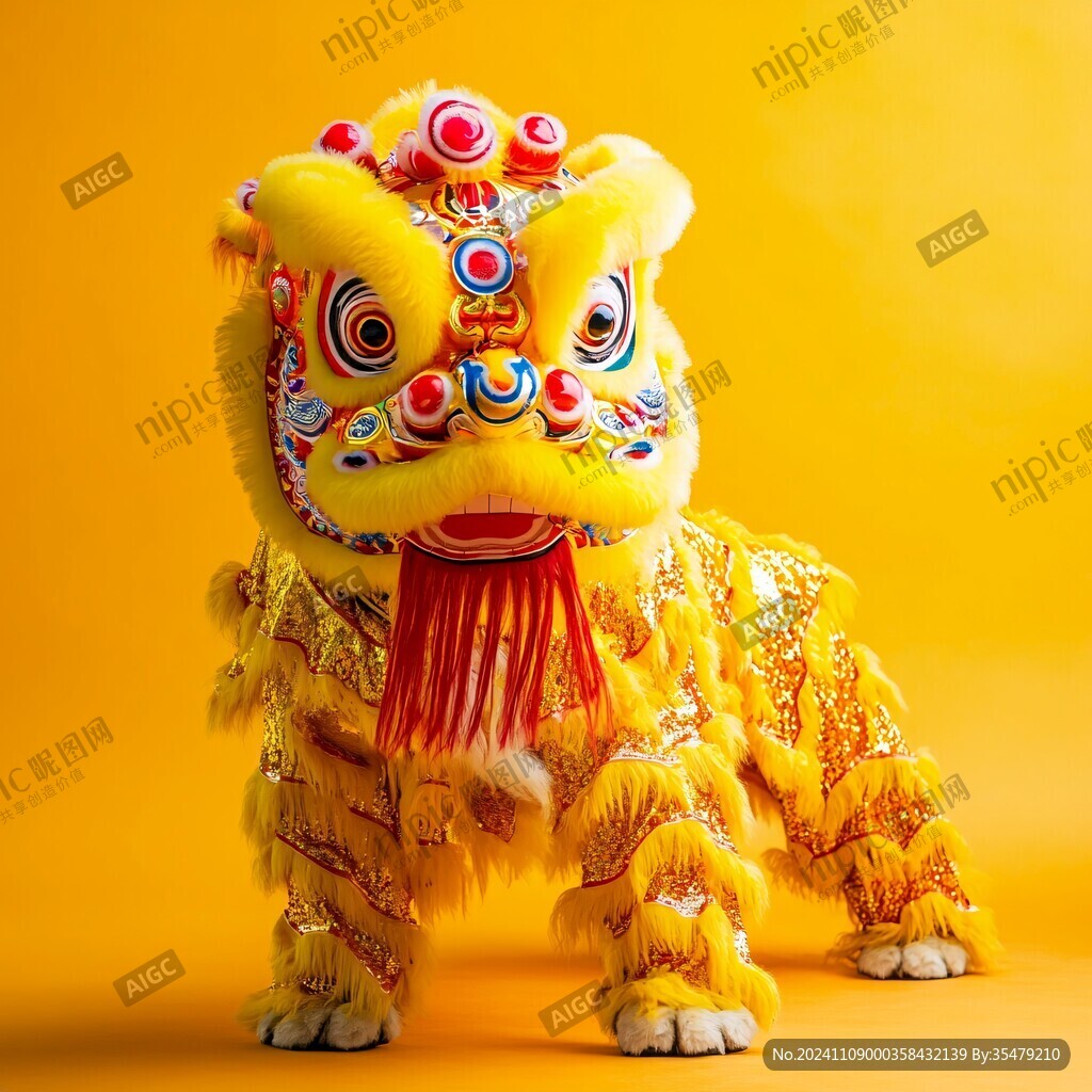 舞獅模型